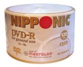 DVD-R NIPPONIC 4,7 GB 8X 50X1